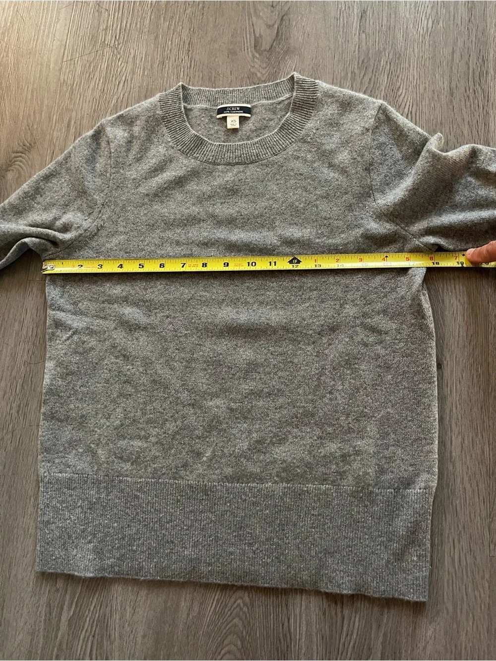 J. Crew Light Gray Crewneck Sweater